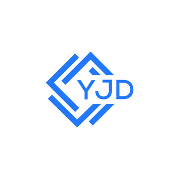 YJD technology letter logo design on white  background. YJD creative initials technology letter logo concept. YJD technology letter design.
