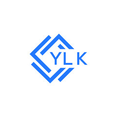 YLK technology letter logo design on white  background. YLK creative initials technology letter logo concept. YLK technology letter design.