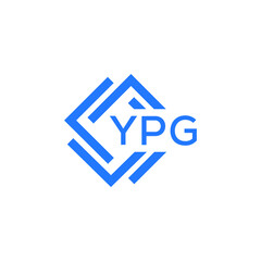 YPG technology letter logo design on white background. YPG creative initials technology letter logo concept. YPG technology letter design.
