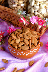Mixed dry fruits, Nuts and Dry Fruits, Healthy snack - mix of organic nuts and dry fruits.