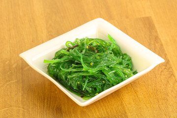 Japanese traditional seaweed salad Chukka