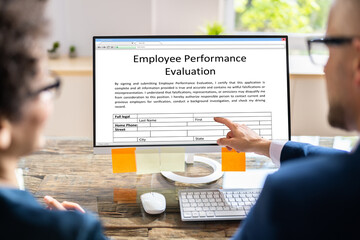 Filling Employee Performance Evaluation
