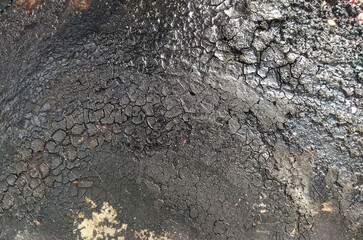 texture of the charcoal
