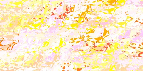 Light blue, green vector layout with triangle forms.