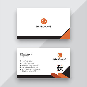 Creative minimal Modern business Card design template