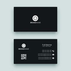 Naklejka premium Abstract stylish modern professional corporate business card design