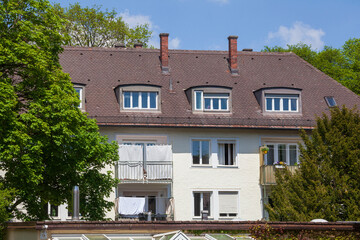 Modernes Wohngebäude, Starnberg, Oberbayern, Bayern, Deutschland, Europa