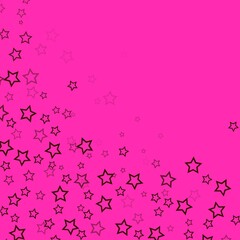 pink background with butterflies