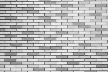 White brick wall. Construction retro stylish background.