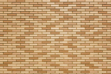 Beige brick wall. Construction retro stylish background.