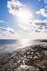 Obraz premium 沖縄 具志川城跡から望む海