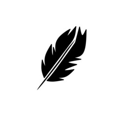 Vector feather pen icon