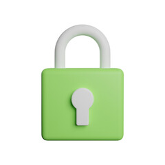 3D Rendering Illustration Security Lock Photo HD