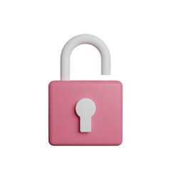 3D Rendering Illustration Security Lock Photo HD