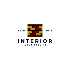Premium Interior, eksterior, wall stone, real estate, wall decoration, template vector