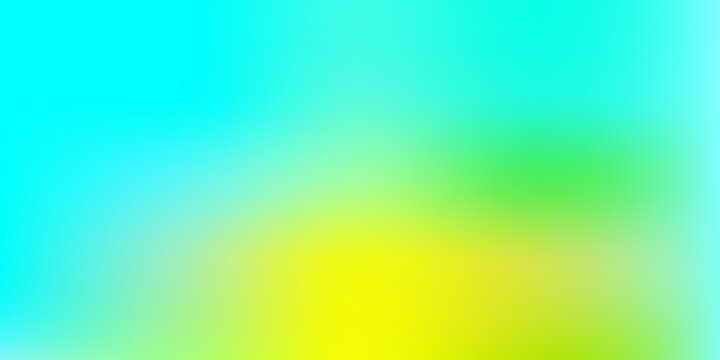 Light Blue, Green Vector Gradient Blur Layout.