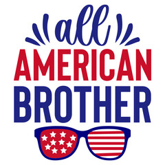 Fototapeta premium All American Brother