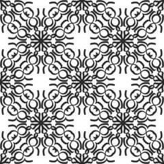 wedding seamless pattern for invitation with geometric floral ornament.