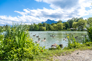 lake and mountain