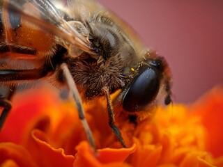 bee on flower