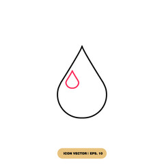 liquid drops icons  symbol vector elements for infographic web