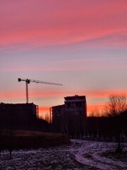 site at sunset © Jakub