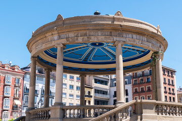 Castle Square Kiosk. Pamplona