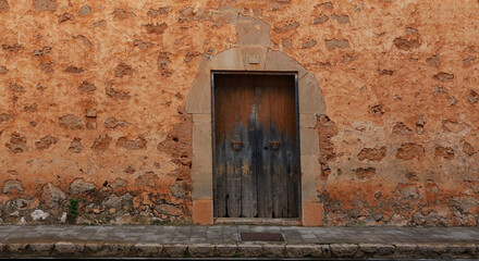 Obraz na płótnie Canvas Old entrance Cala d'Or one place in Mallorca, Spain,mediterranean,Europe