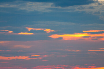 Schöner Himmel, Sonnenuntergang, Abendrot