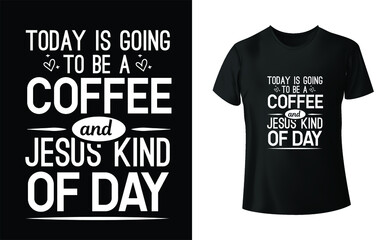 Coffee trendy t shirt design