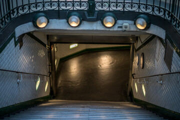 Eingang zur Metro in Paris