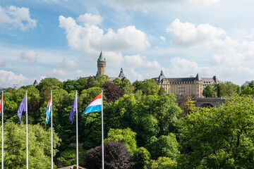 Fototapeta premium Pétrusse Casemates in Luxembourg