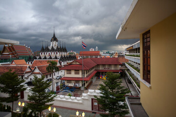 Ratchadamnoen Avenue, is a historic road. It links the Grand Palace to Dusit Palace in the new royal district in Bangkok, Thailand