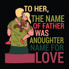 Happy father's day t shirt design