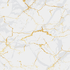 Marble with golden texture background vector illustration