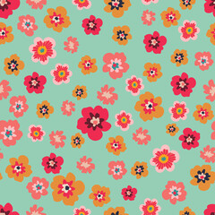 Ditsy flower pattern for wallpaper,wrapping paper,surface,decoration,fabric print