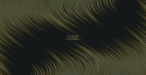 Premium background. Abstract luxury pattern. Gold glitter stripes background. Abstract gold line texture. vector illustration