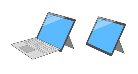 タブレットPCのイラスト
