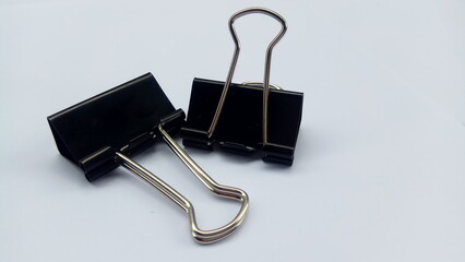black binder clip
