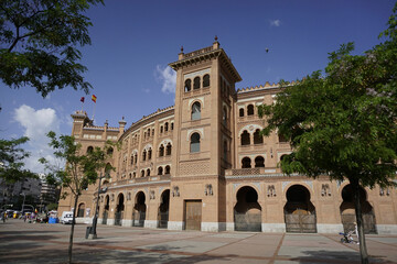 Obraz premium bullring of sales, the best bullring in the world.film graim,selective focus.