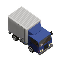 Simple cargo truck for toon style scenes. Ready for your movies, TV, advertising, ilustrations, or game, etc.