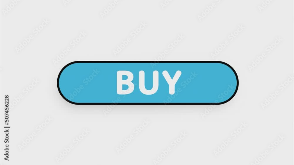 Poster buy. hand click icon. finger click icon. motion graphics