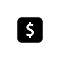 Dollar sign button icon