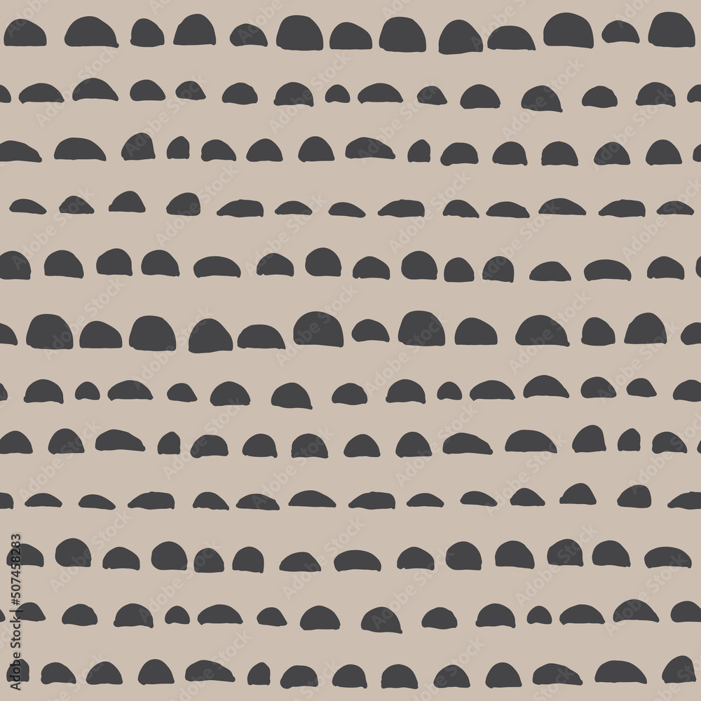 Aufkleber seamless abstract hand drawn pattern