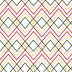 Seamless Christmas graphic pattern in the traditional colors of red and green. Great for printing on fabric and paper.