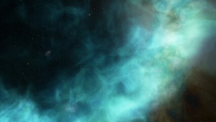 Naklejka na ściany i meble bright nebula, nebula in space, majestic red-purple nebula, beautiful space background 3D render