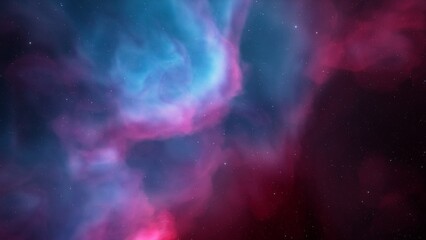 bright nebula, nebula in space, majestic red-purple nebula, beautiful space background 3D render