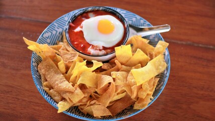 Crispy Wonton Salad with Fresh Shrimp