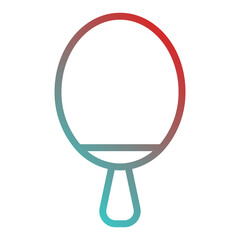 table tennis paddle icon