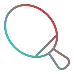 table tennis paddle icon